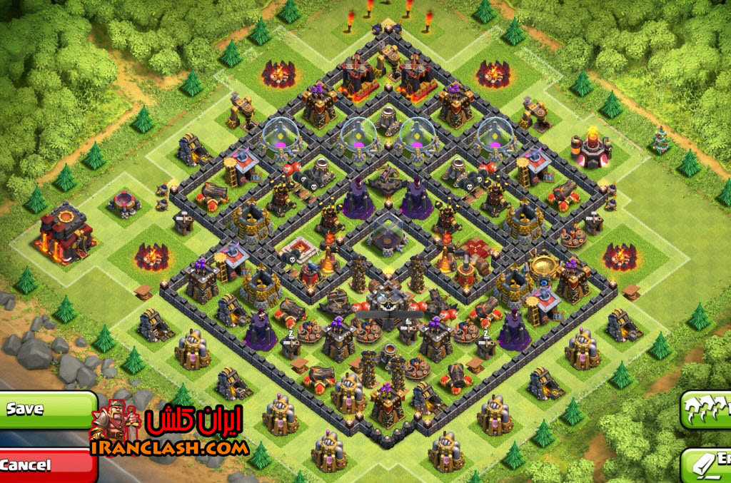 th10 farming base 2 air sweepers