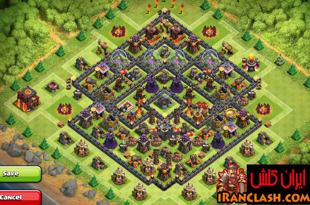 th10 farming base 2 air sweepers