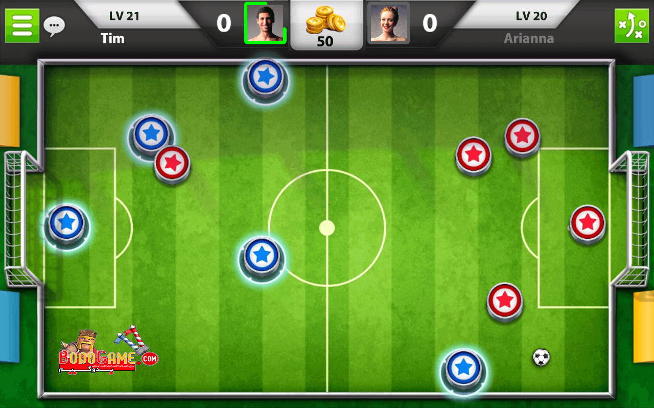 بازی آنلاین Soccer Stars